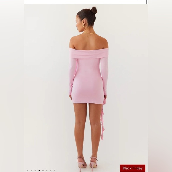 Peppermayo Women’s Cecilia Rose Mini Dress Candy Pink Size US 6 NWT - Picture 4 of 11